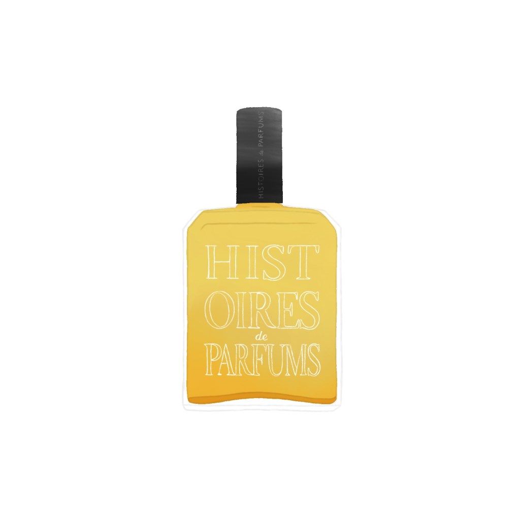 Digital illustration of 1740 by Histoires de Parfums perfume bottle