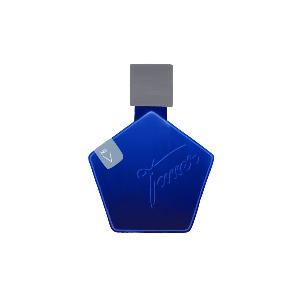 Digital illustration of Incense Extreme by Taur Perfumes perfume bottle.